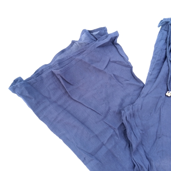 Women's See-Through Bell Bottom Pants - Picture 3 of 8